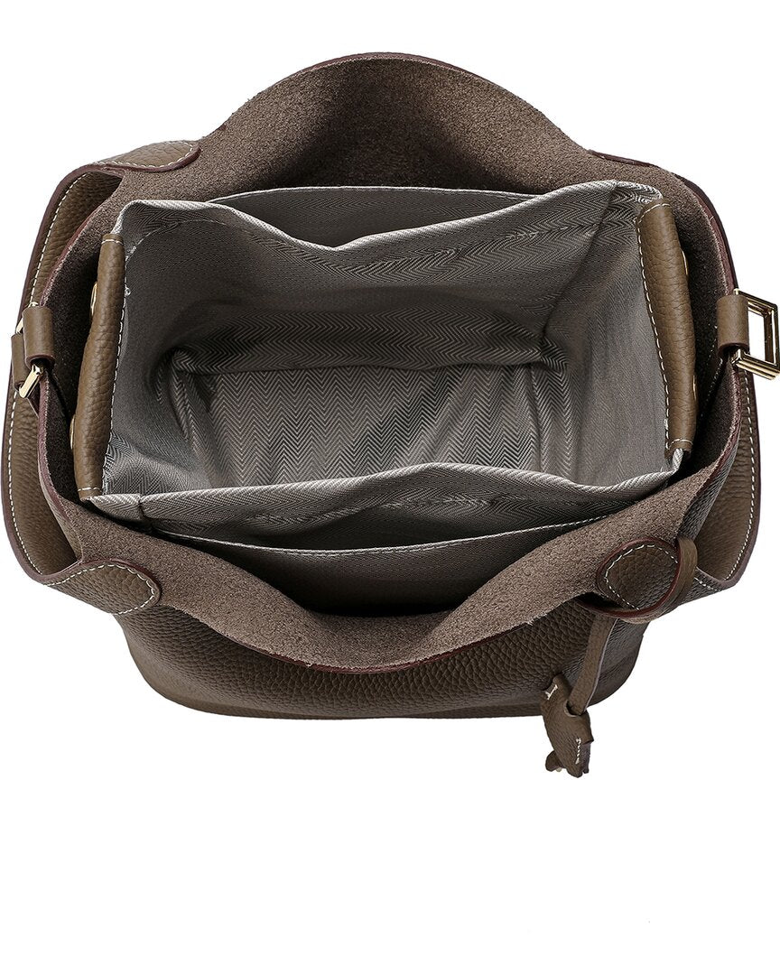Tiffany & Fred Paris Leather Top Handle Satchel