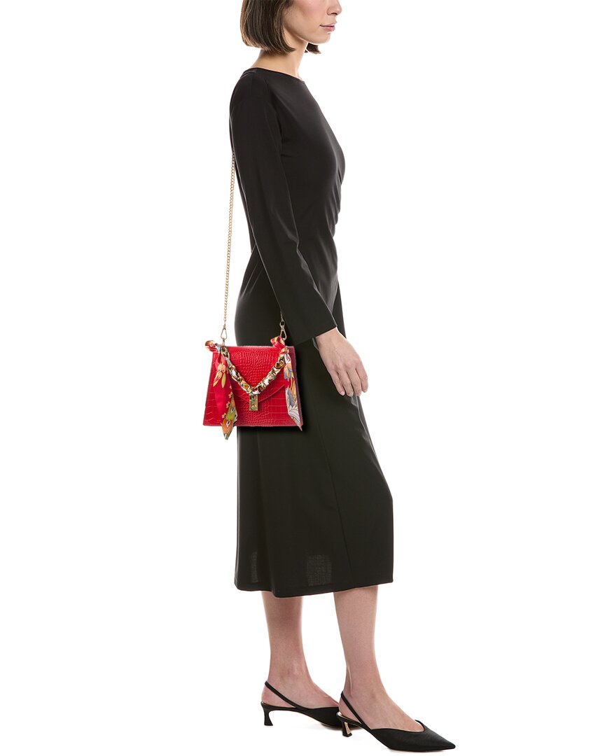 Italian Leather Top Handle Shoulder Bag