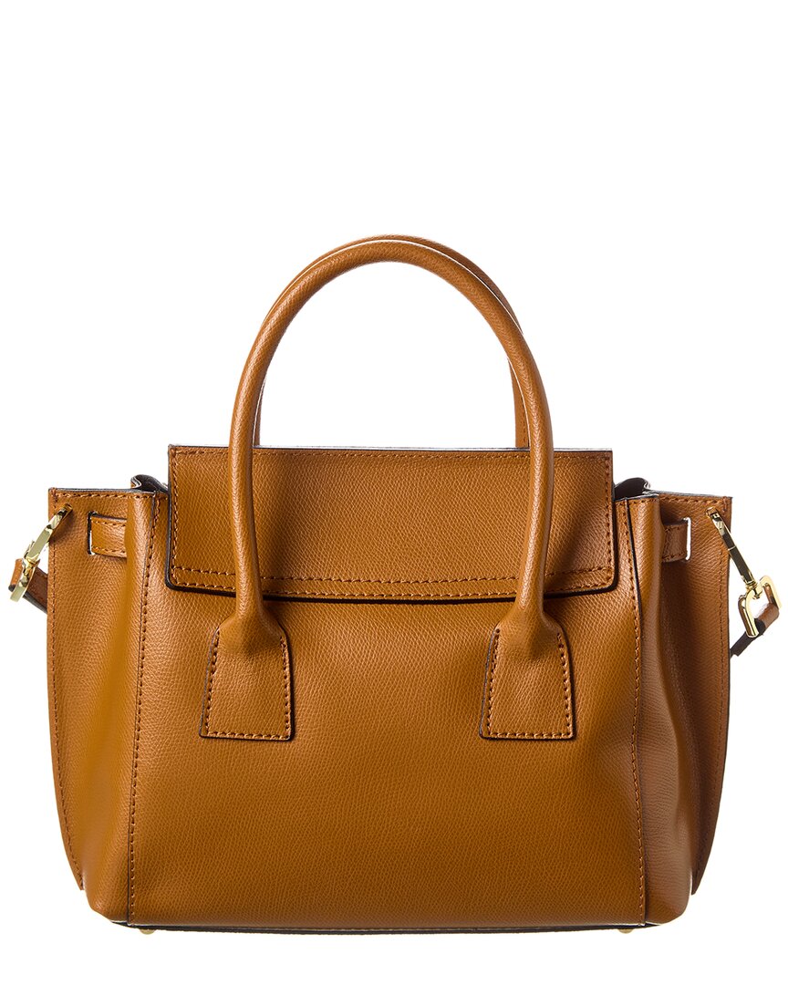 Italian Leather Top Handle Tote