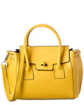 Italian Leather Top Handle Tote