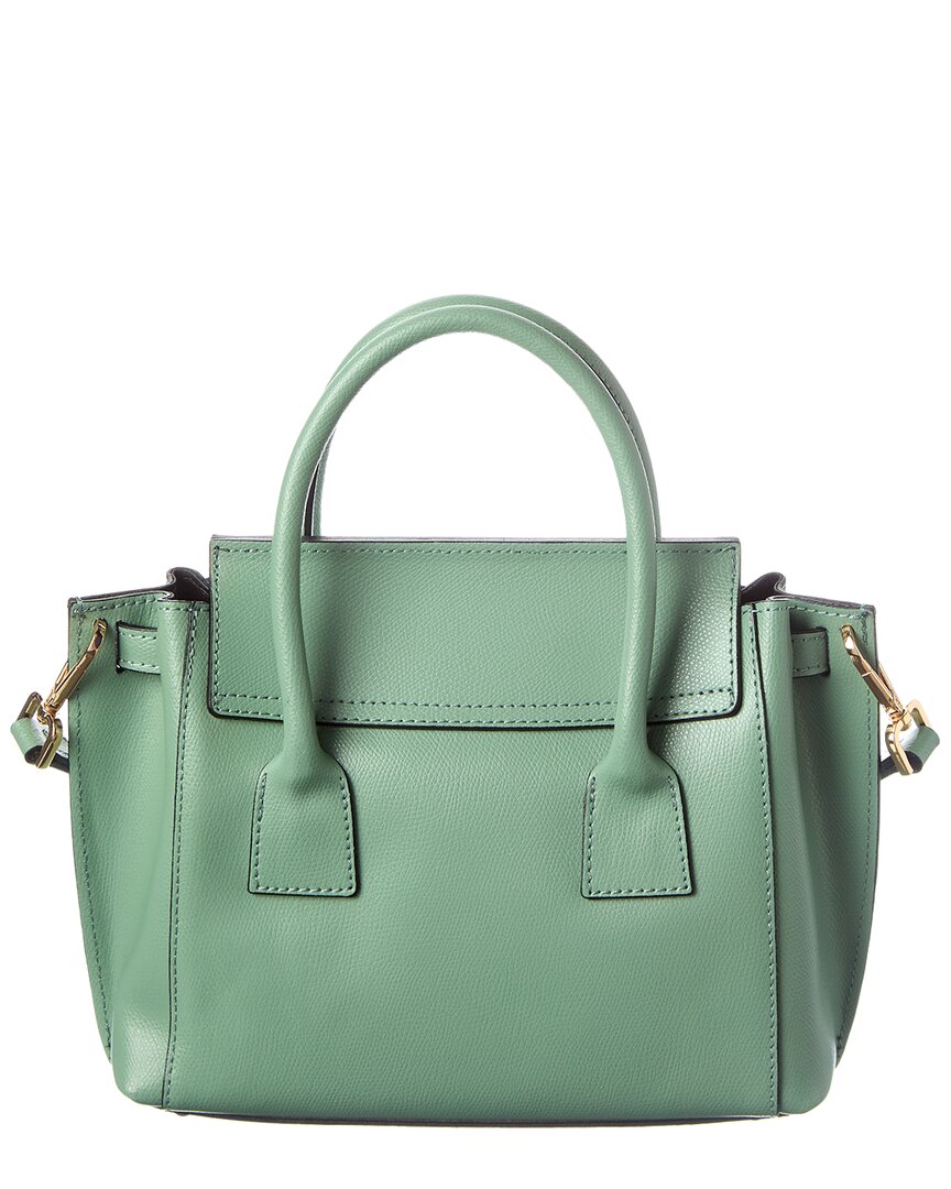 Italian Leather Top Handle Tote