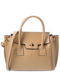Italian Leather Top Handle Tote