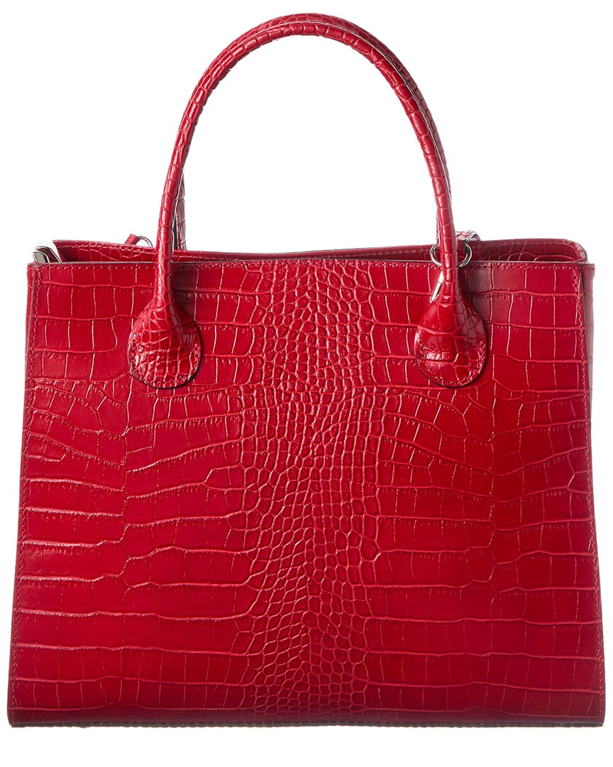 Italian Leather Top Handle Tote