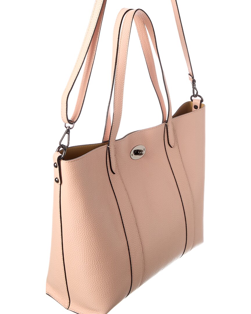 Italian Leather Top Handle Tote