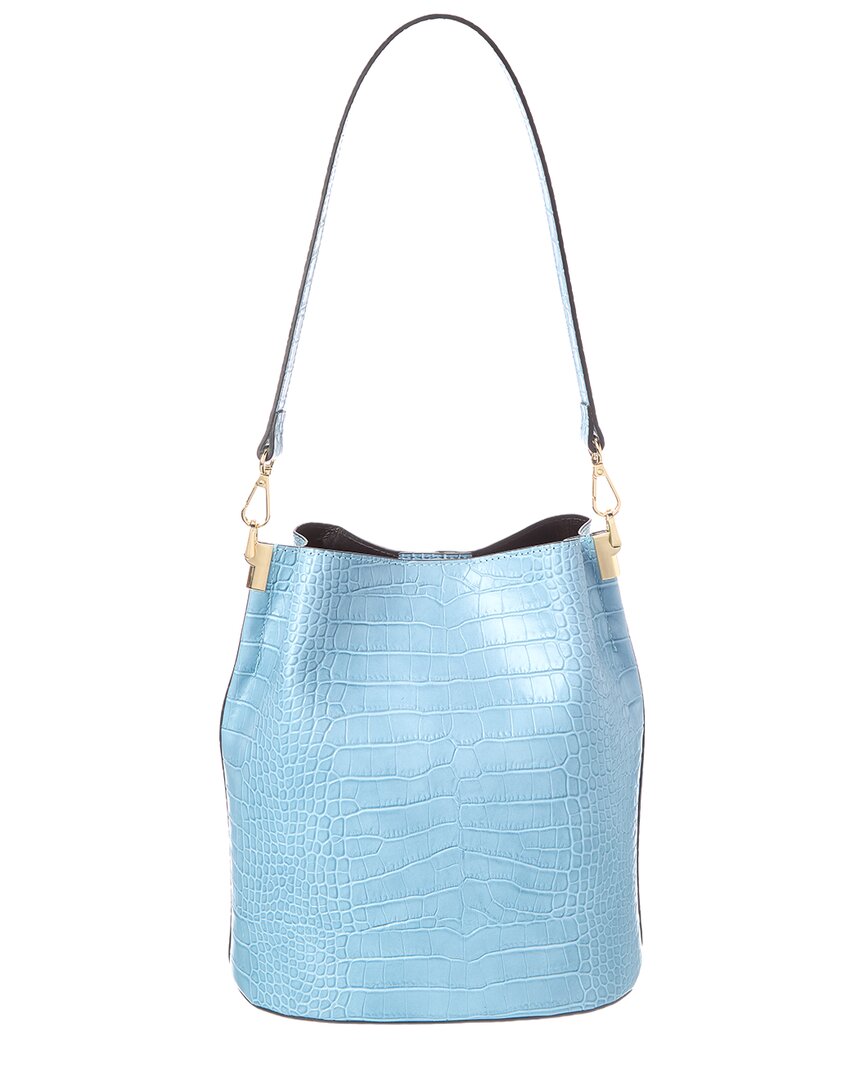Italian Leather Bucket Bag