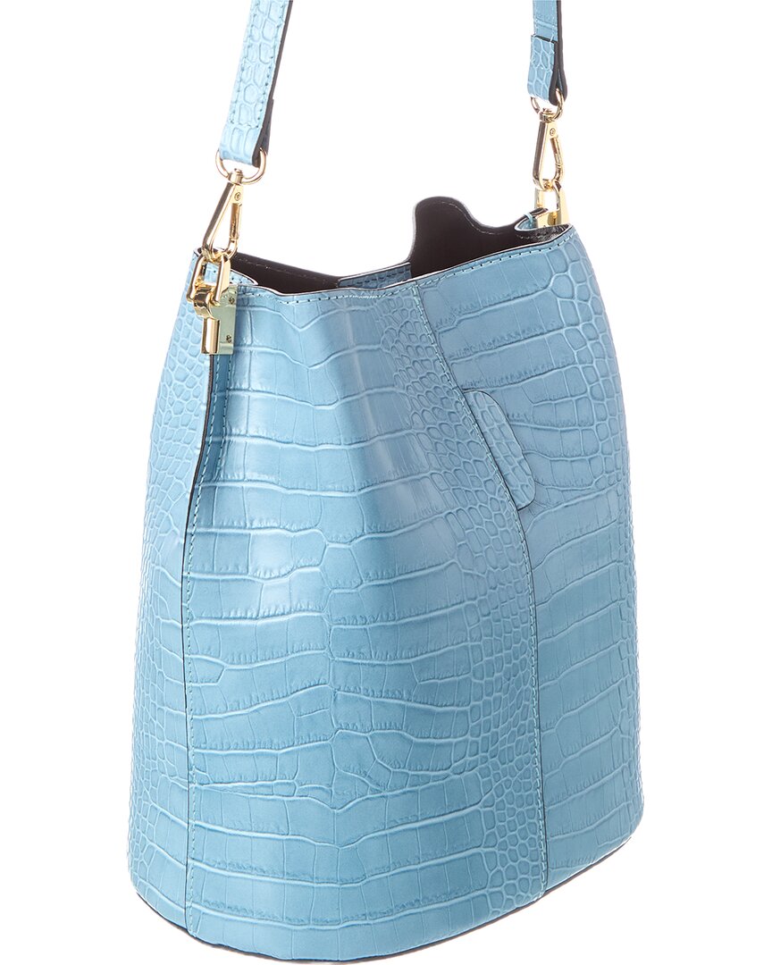 Italian Leather Bucket Bag