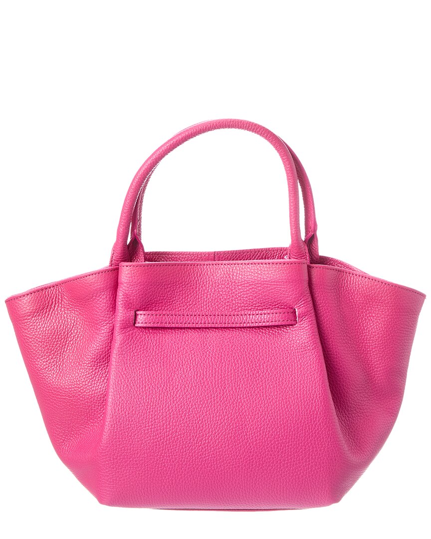Italian Leather Top Handle Tote