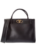 Valentino Vlogo Signature Leather Shoulder Bag