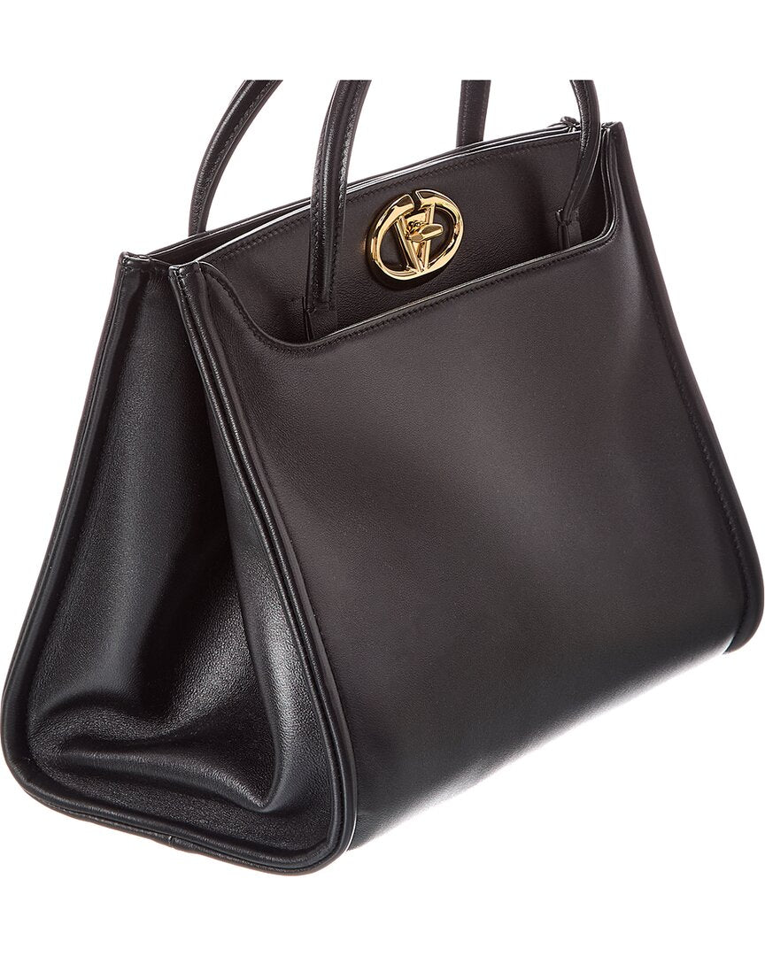 Valentino Vlogo Signature Leather Shoulder Bag
