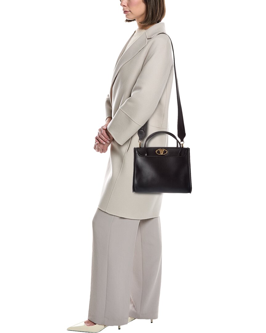 Valentino Vlogo Signature Leather Shoulder Bag