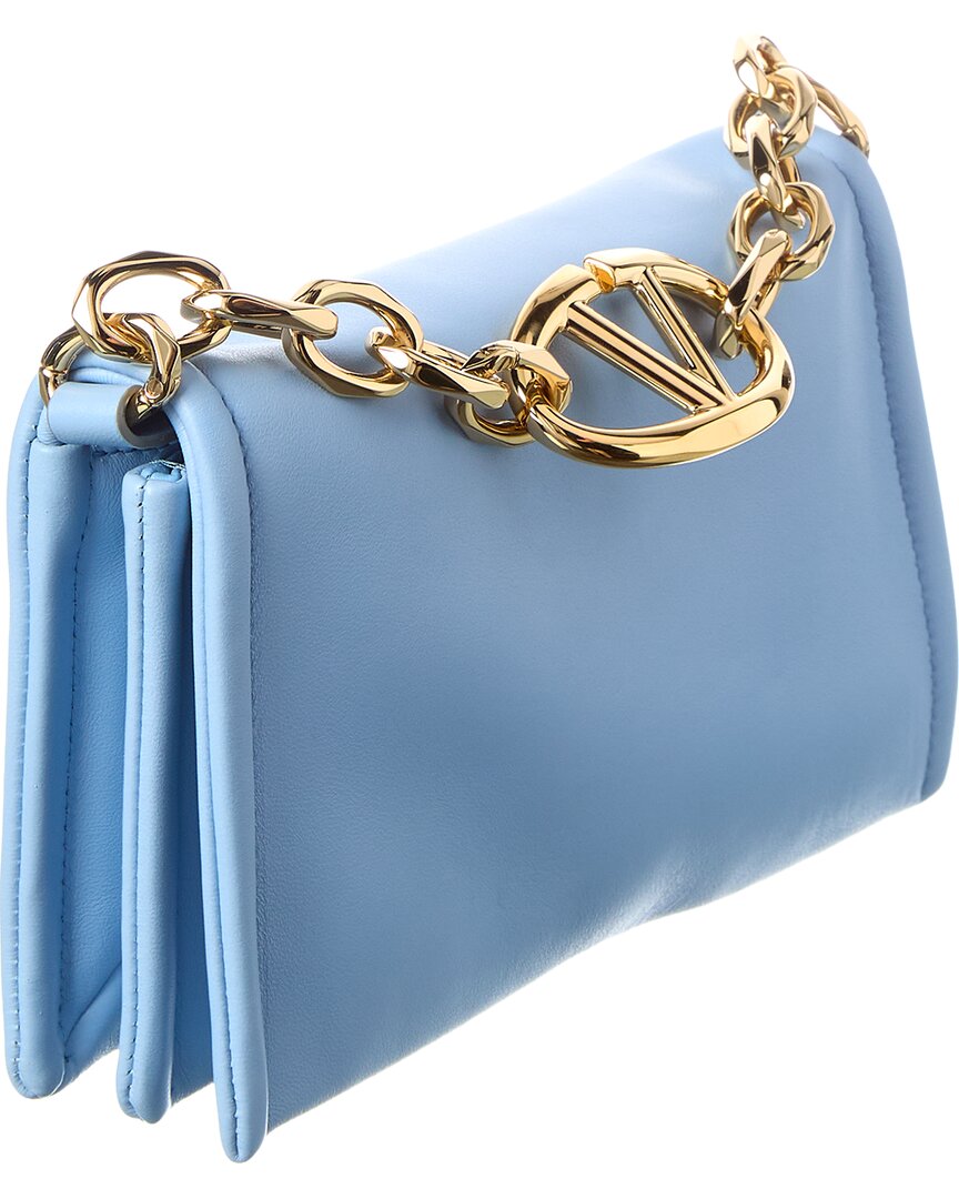 Valentino Vlogo Signature Leather Shoulder Bag