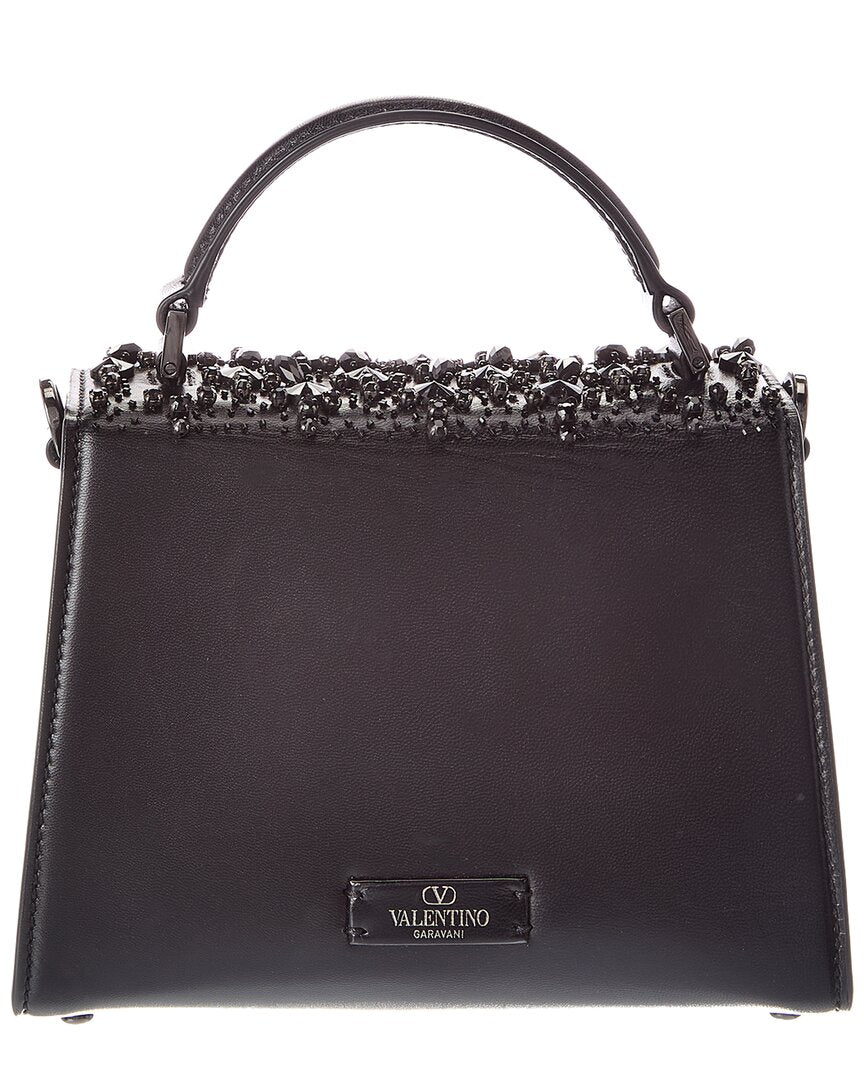 Valentino Vlogo Signature Leather Crossbody