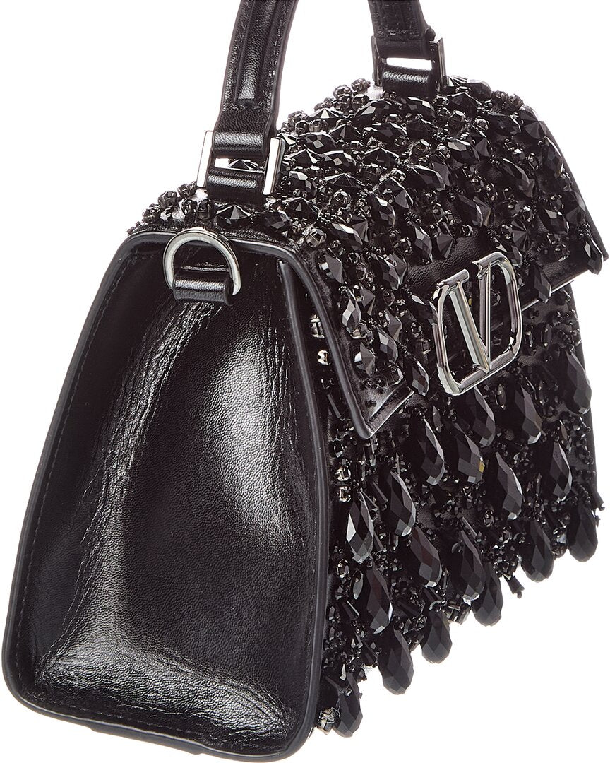 Valentino Vlogo Signature Leather Crossbody