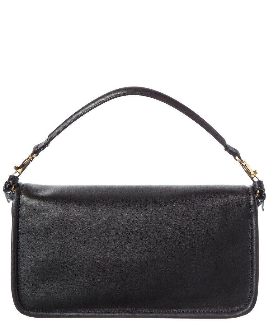 Valentino Vlogo Signature Leather Shoulder Bag