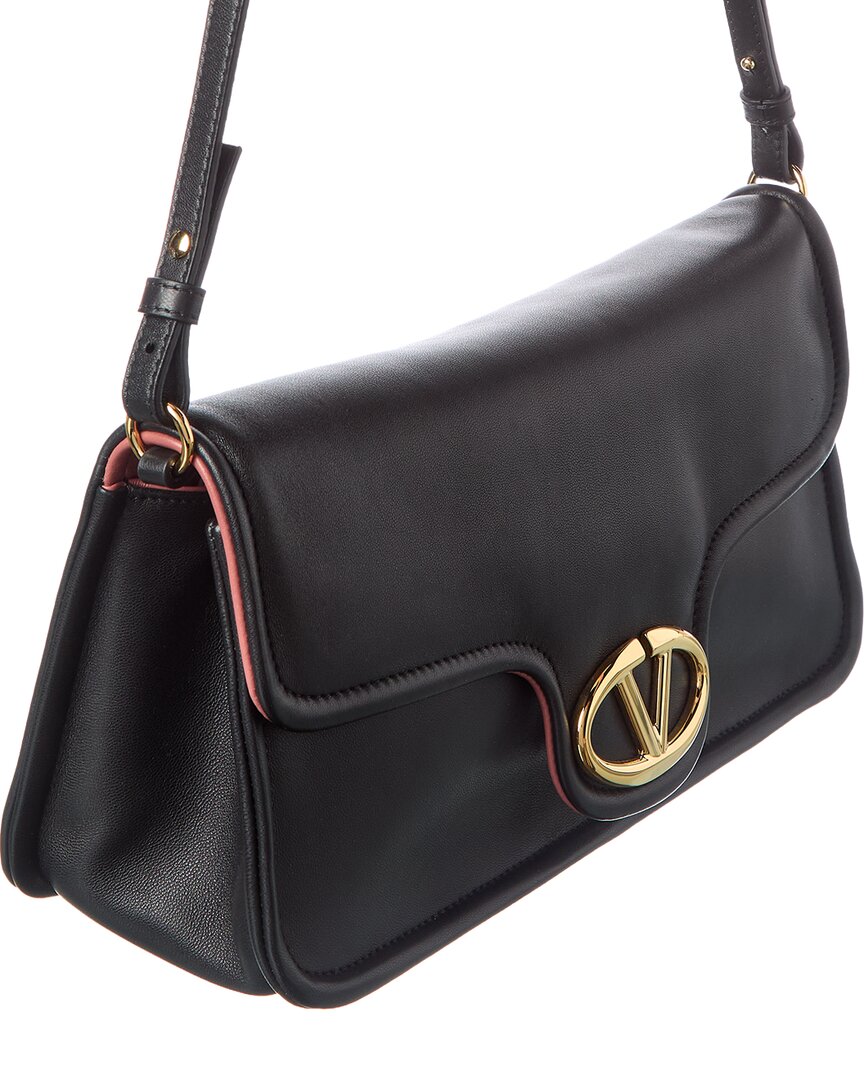 Valentino Vlogo Signature Leather Shoulder Bag