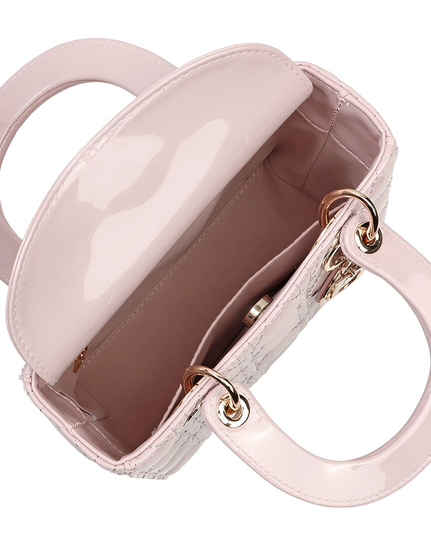 Tiffany & Fred Paris Mini Quilted Patent Satchel