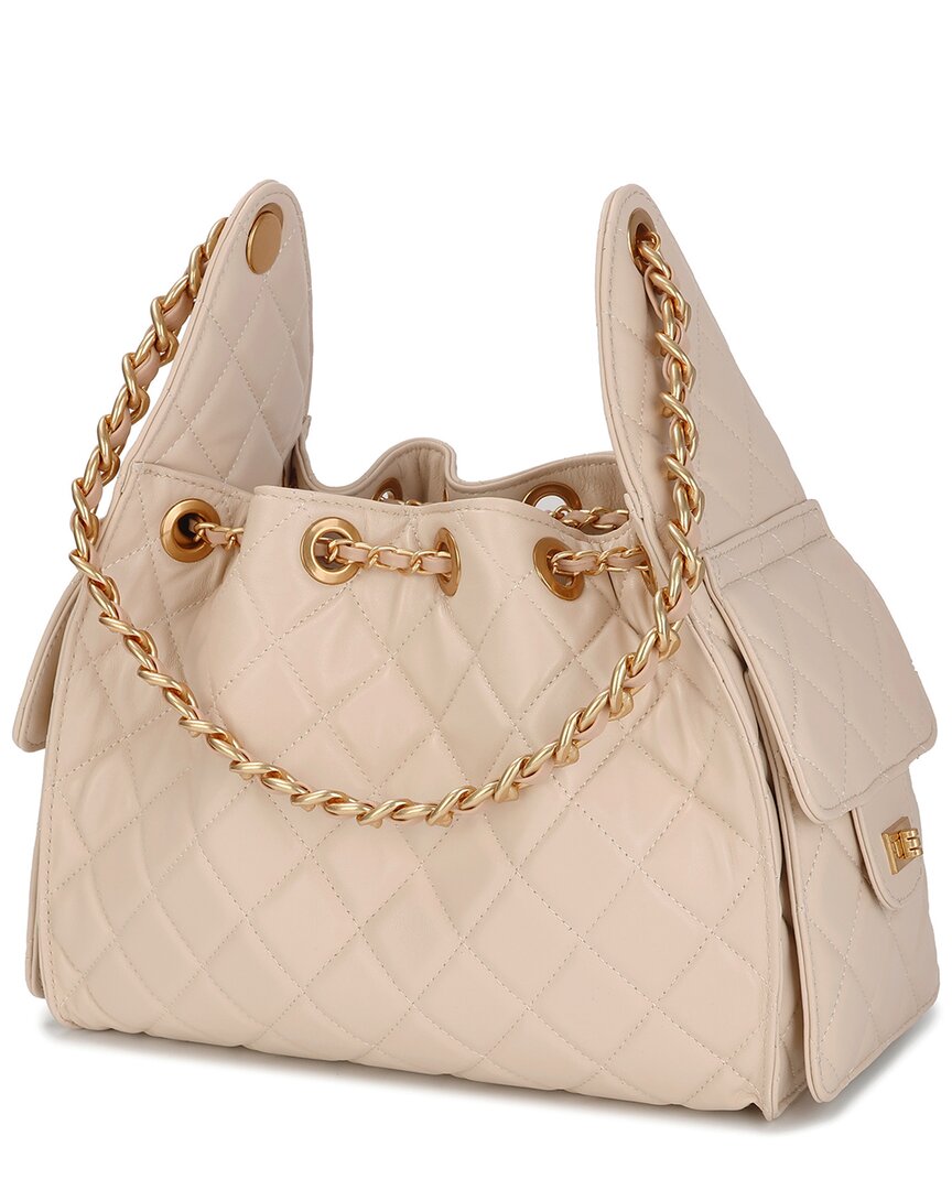 Tiffany & Fred Paris Quilted Leather Shoulder Bag