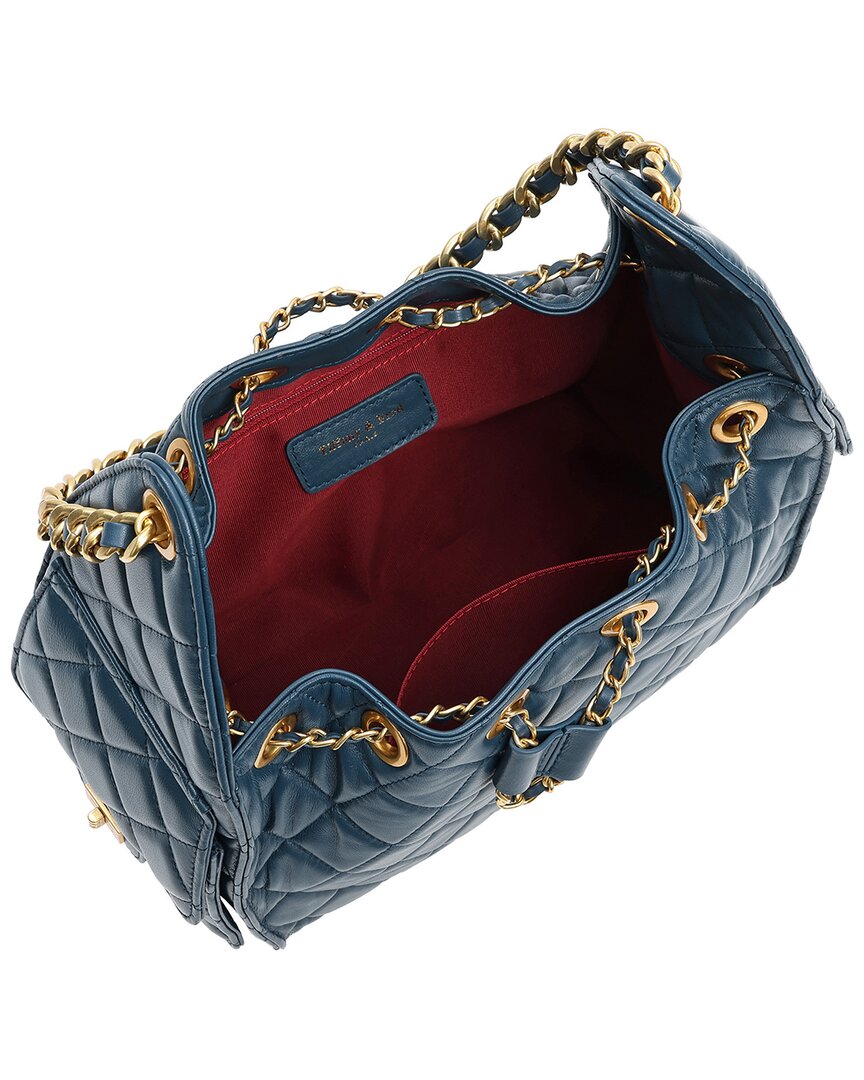 Tiffany & Fred Paris Quilted Leather Shoulder Bag
