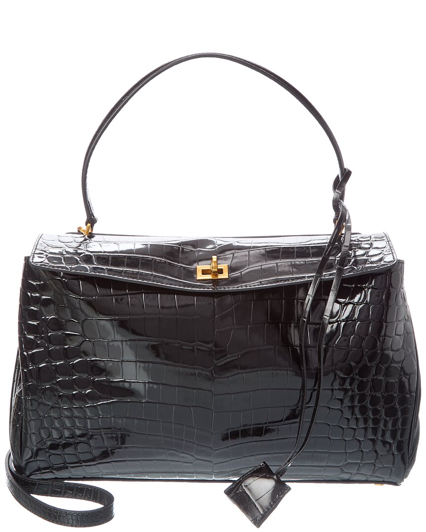 Tiffany & Fred Paris Large Smooth Leather Tote