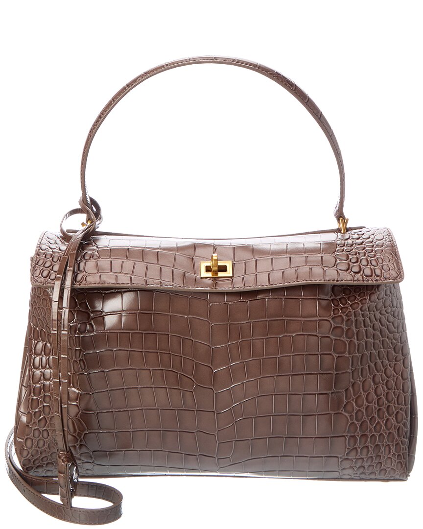 Tiffany & Fred Paris Large Smooth Leather Tote