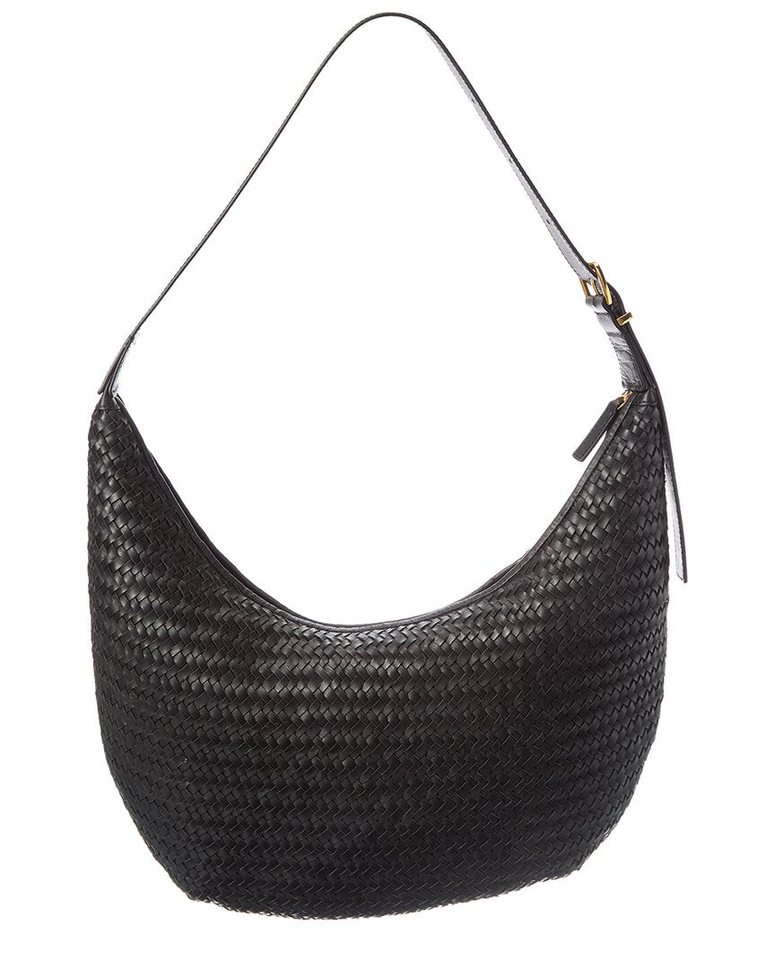 Madewell Essentials Curve Handwoven Shoulder Bag