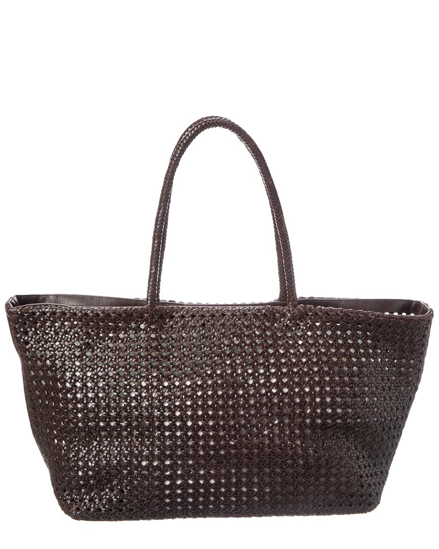 Madewell Large Leather Caning Tote