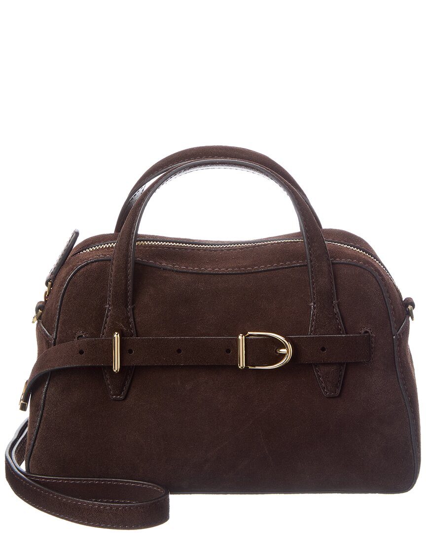 Madewell Soft Grain Suede Belted Satchel