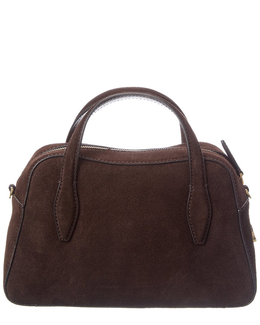 Madewell Soft Grain Suede Belted Satchel