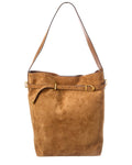 Madewell Suede Belted Essentials Bucket Tote