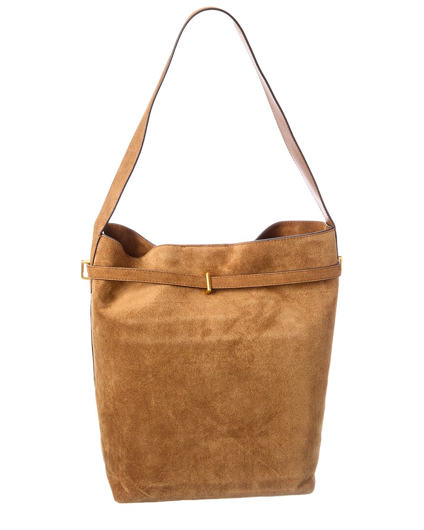 Madewell Suede Belted Essentials Bucket Tote