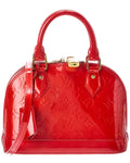 Louis Vuitton Red Vernis Alma Bb (   )