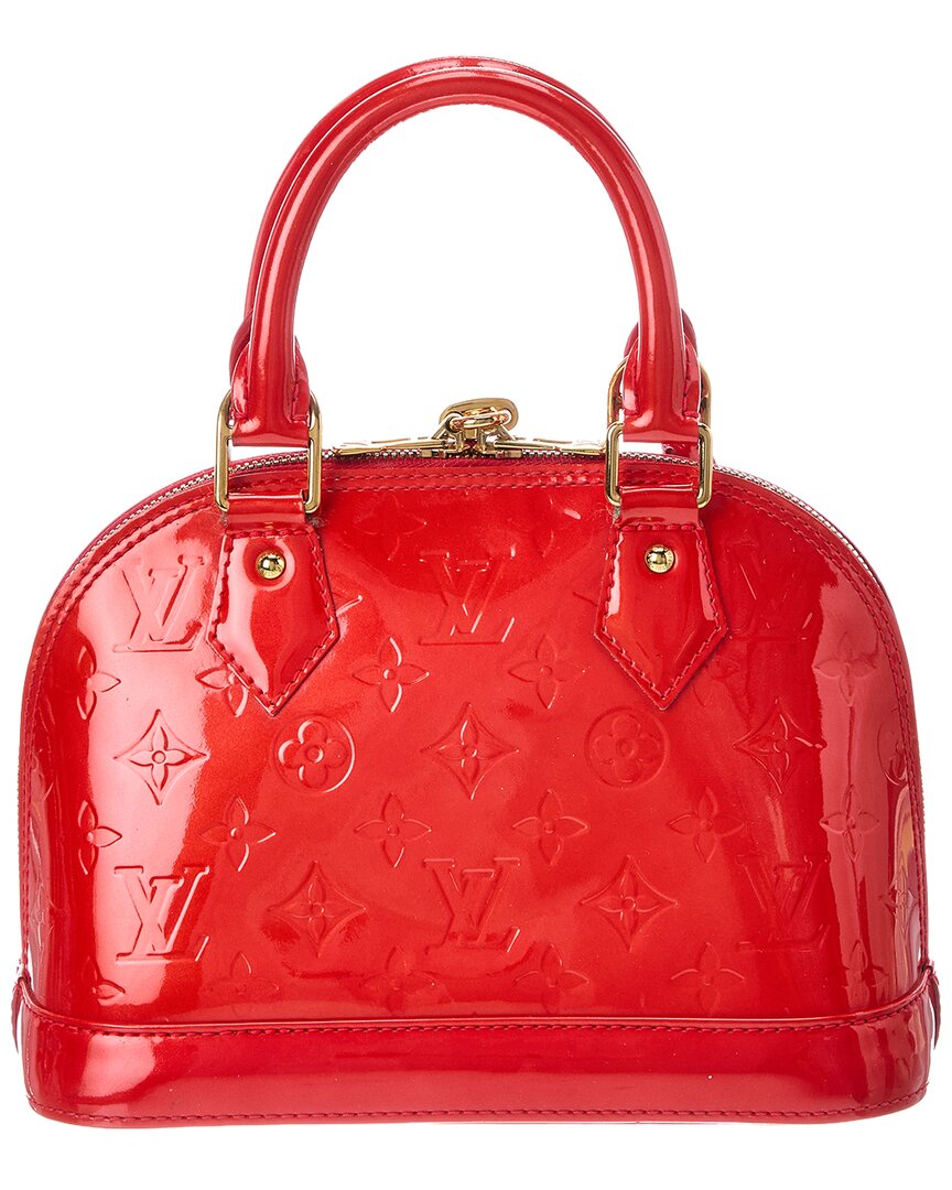 Louis Vuitton Red Vernis Alma Bb (   )