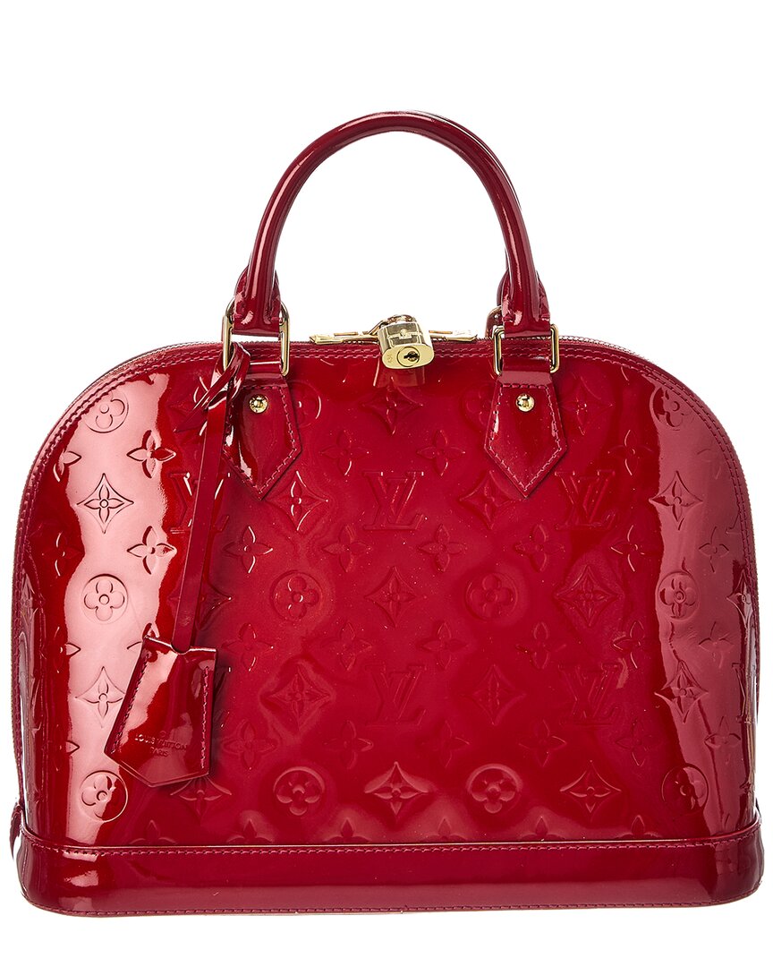 Louis Vuitton Red Monogram Vernis Alma Pm (   )