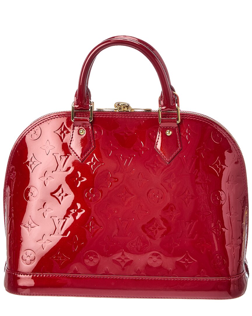 Louis Vuitton Red Monogram Vernis Alma Pm (   )