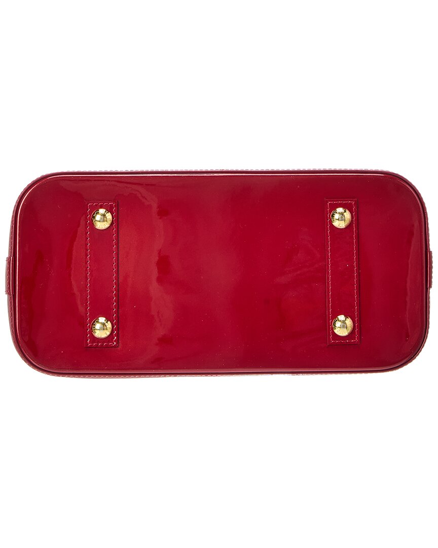 Louis Vuitton Red Monogram Vernis Alma Pm (   )