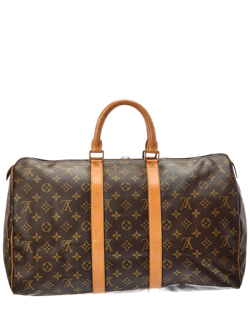 Louis Vuitton Brown Monogram Keepall (   )