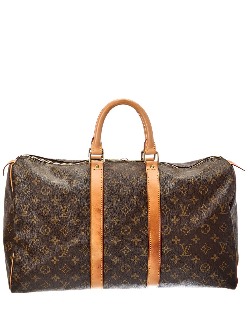 Louis Vuitton Brown Monogram Keepall (   )