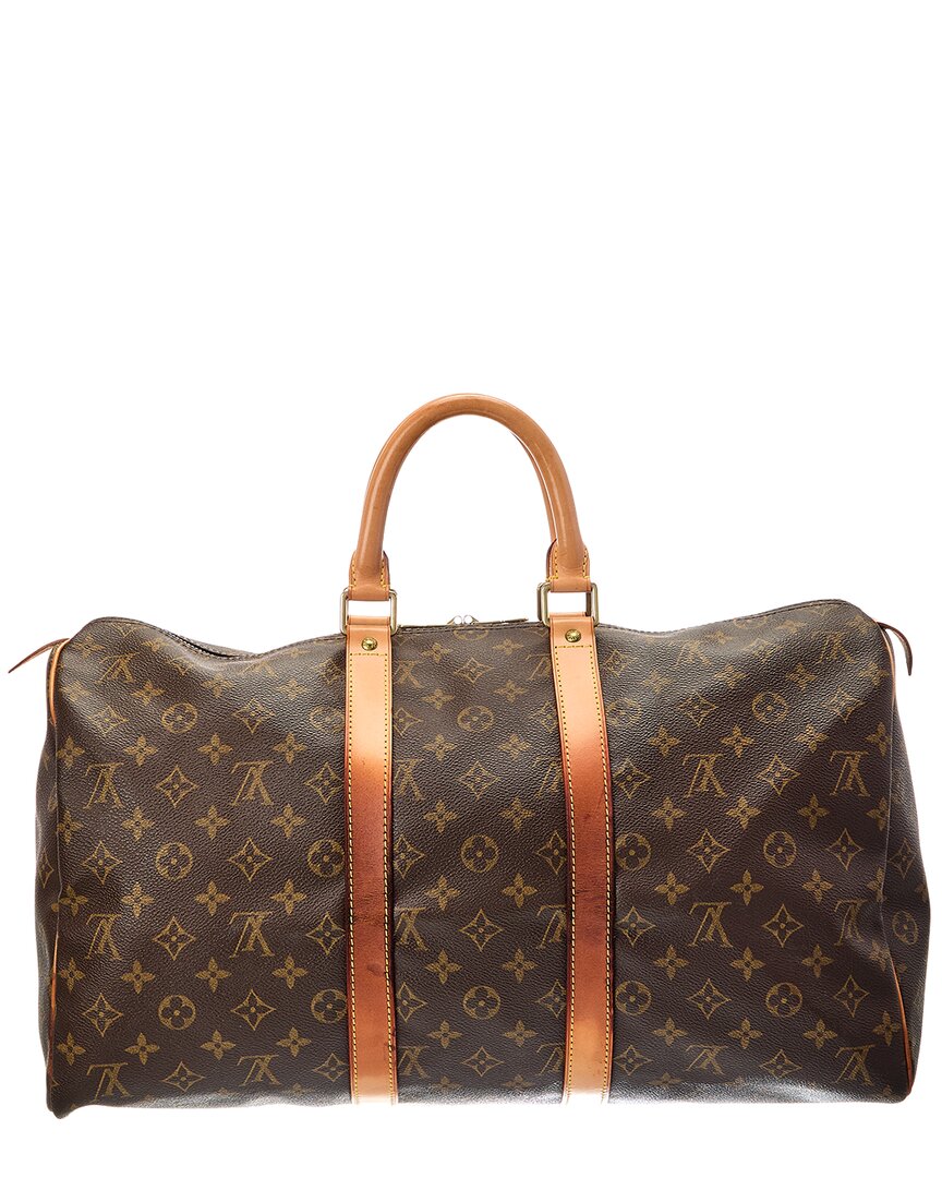 Louis Vuitton Brown Monogram Keepall (   )