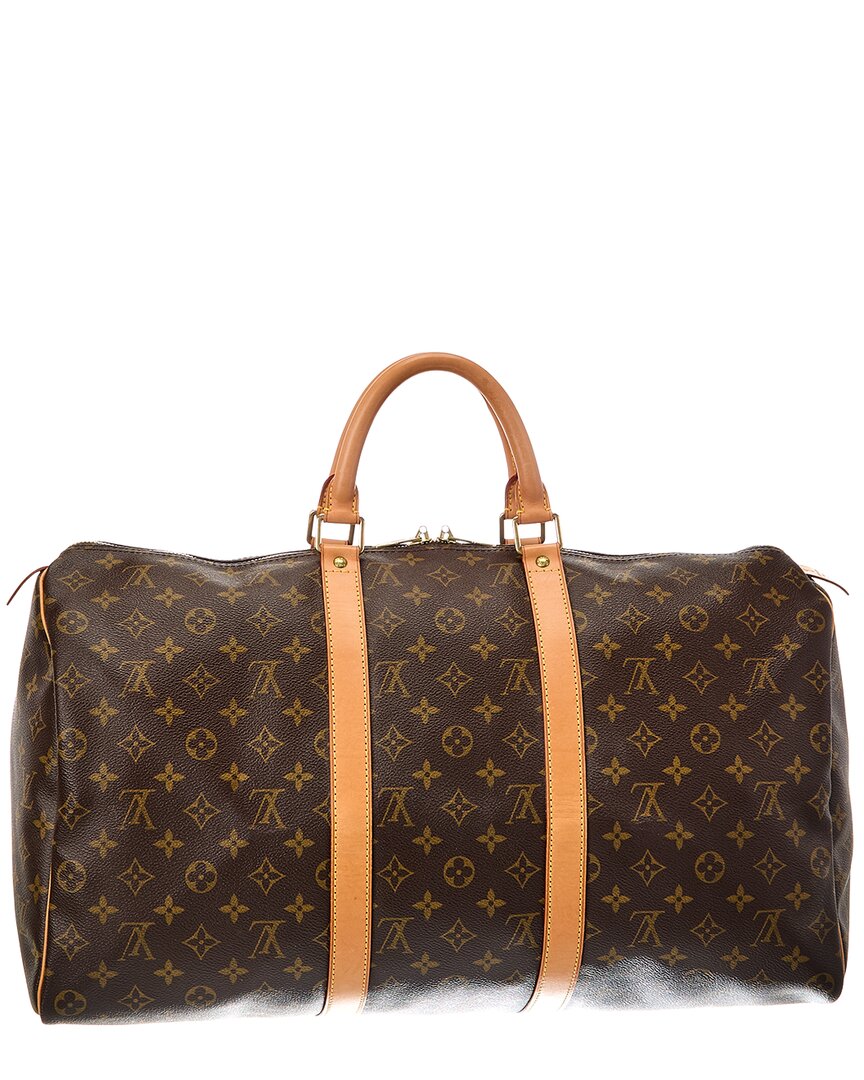 Louis Vuitton Brown Monogram Keepall (   )