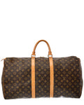Louis Vuitton Brown Monogram Keepall (   )