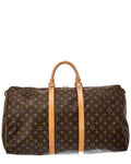 Louis Vuitton Brown Monogram Keepall (   )