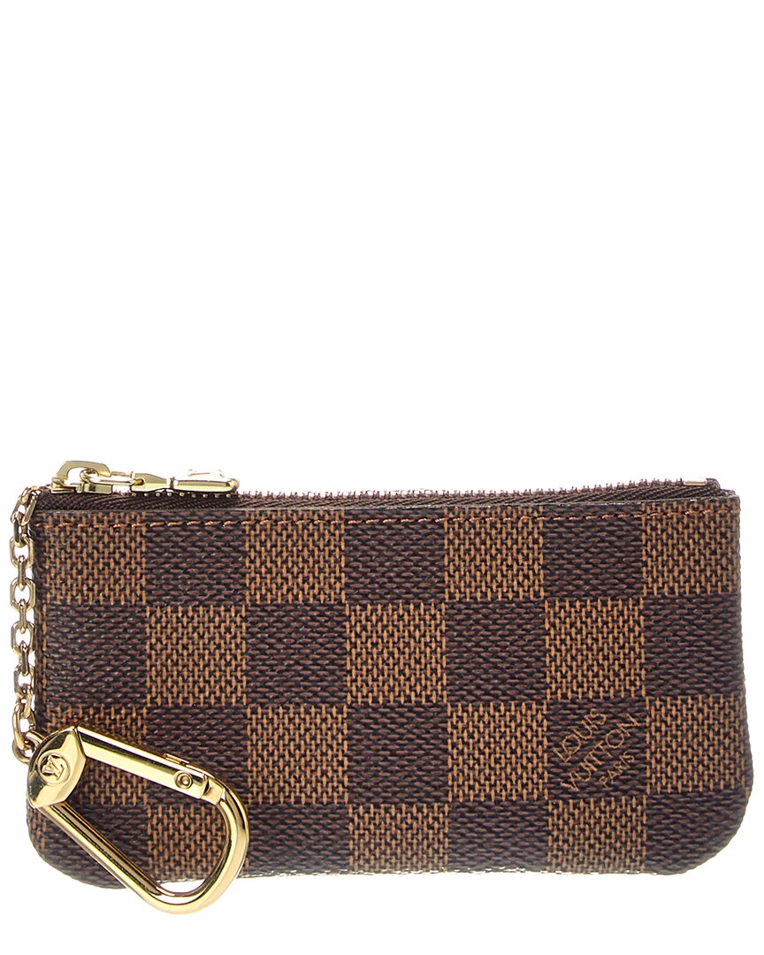 Louis Vuitton Brown Damier Ebene Louis Vuitton Cles Pochette (  Pre-
