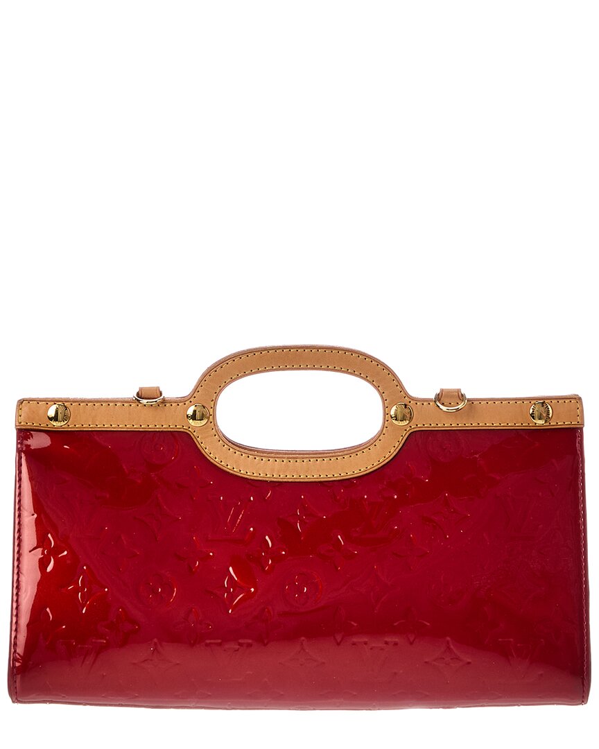 Louis Vuitton Red Vernis Roxbury Drive Clutch (   )