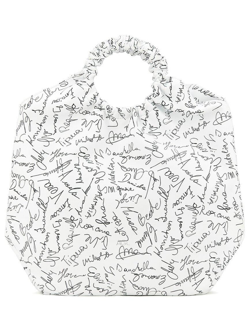Agl Gretty Signature Leather Tote