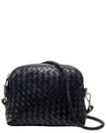 Dragon Diffusion Chunky Fellini Leather & Straw Pochette