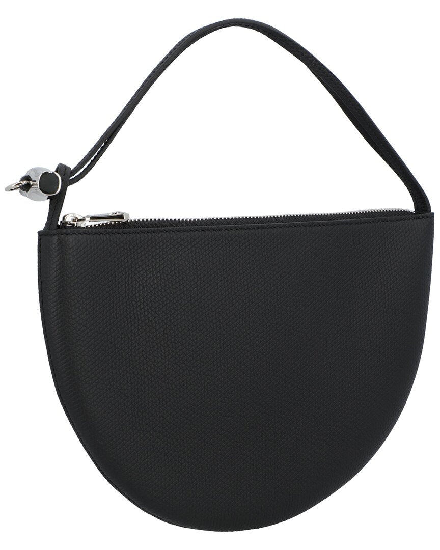 Longchamp Le Roseau Small Leather Clutch