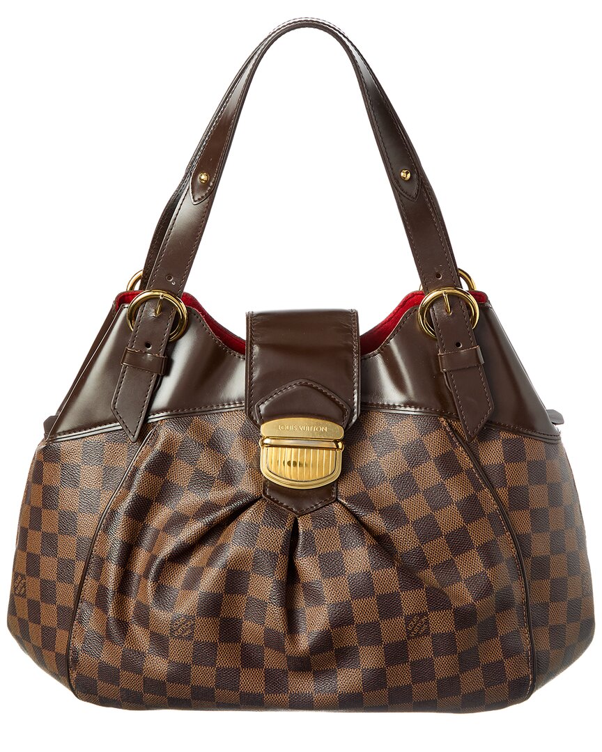 Louis Vuitton Brown Damier Ebene Coated Canvas Damier Ebene Sistina Gm