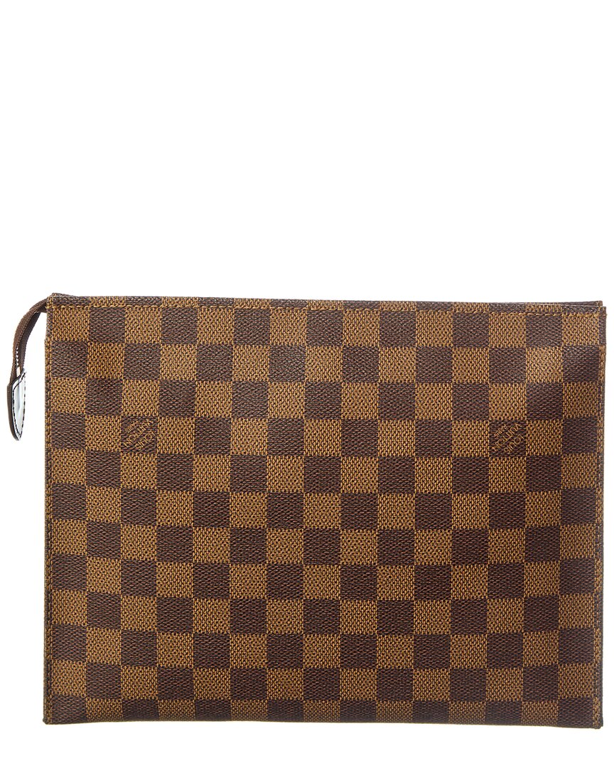 Louis Vuitton Brown Damier Ebene Coated Canvas Damier Ebene Toiletry Pouch 26