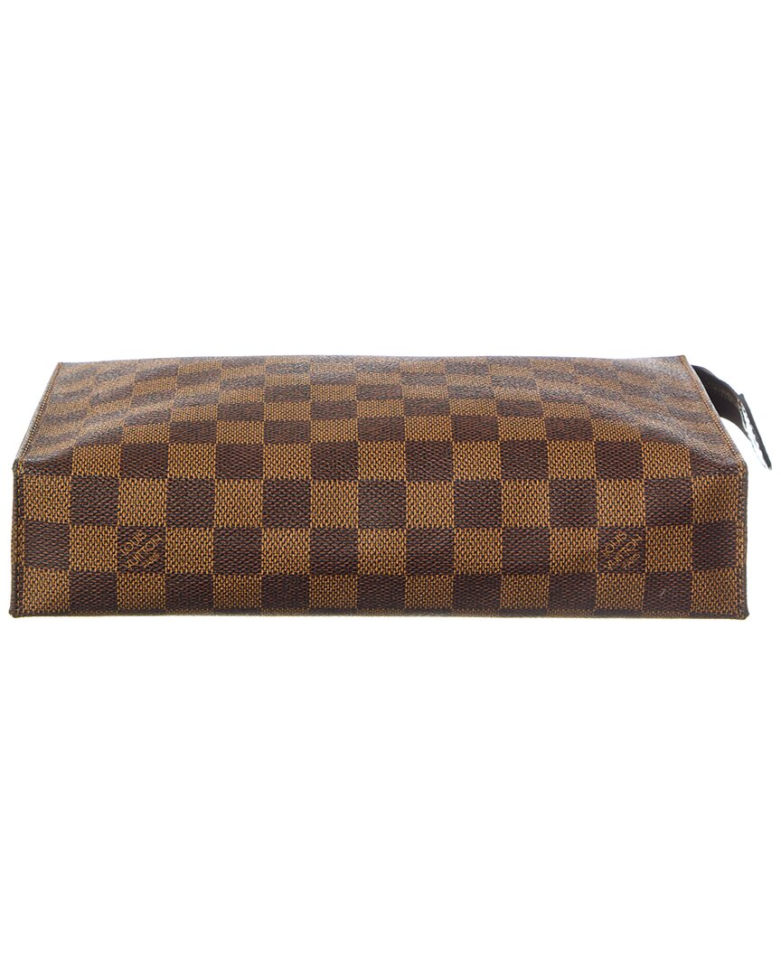 Louis Vuitton Brown Damier Ebene Coated Canvas Damier Ebene Toiletry Pouch 26