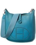 Hermès Blue Taurillon Clemence Leather Evelyne Ii (   )